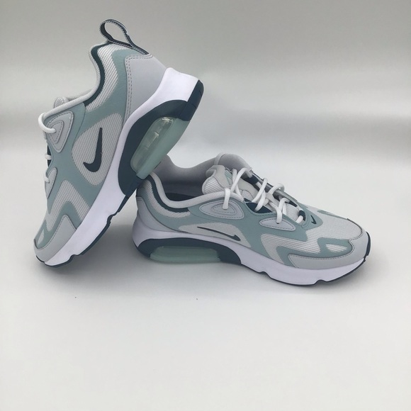 Nike Air Max 200 Pure Platinum Turquoise Sneakers CU4920-001 New Without Box - Picture 4 of 6